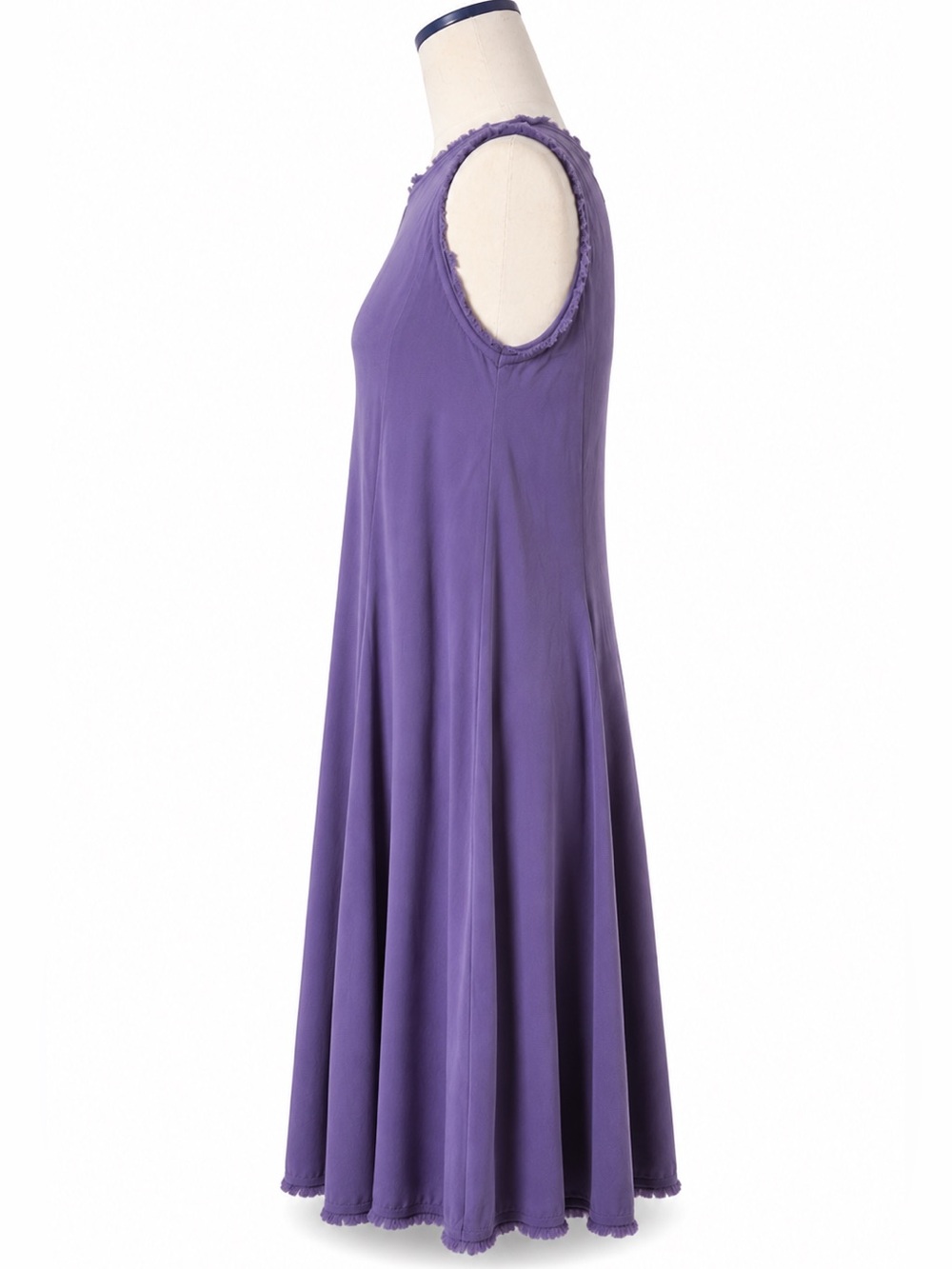 Allard State Purple 100% Rayon Sleeveless Swing Dress Raw Edge Boho Medium
EUC - Picture 3 of 6
